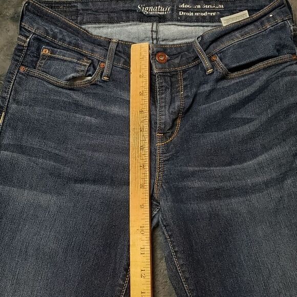 Levi Strauss Signature blue Jeans Mid Rise 10M - Picture 7 of 13